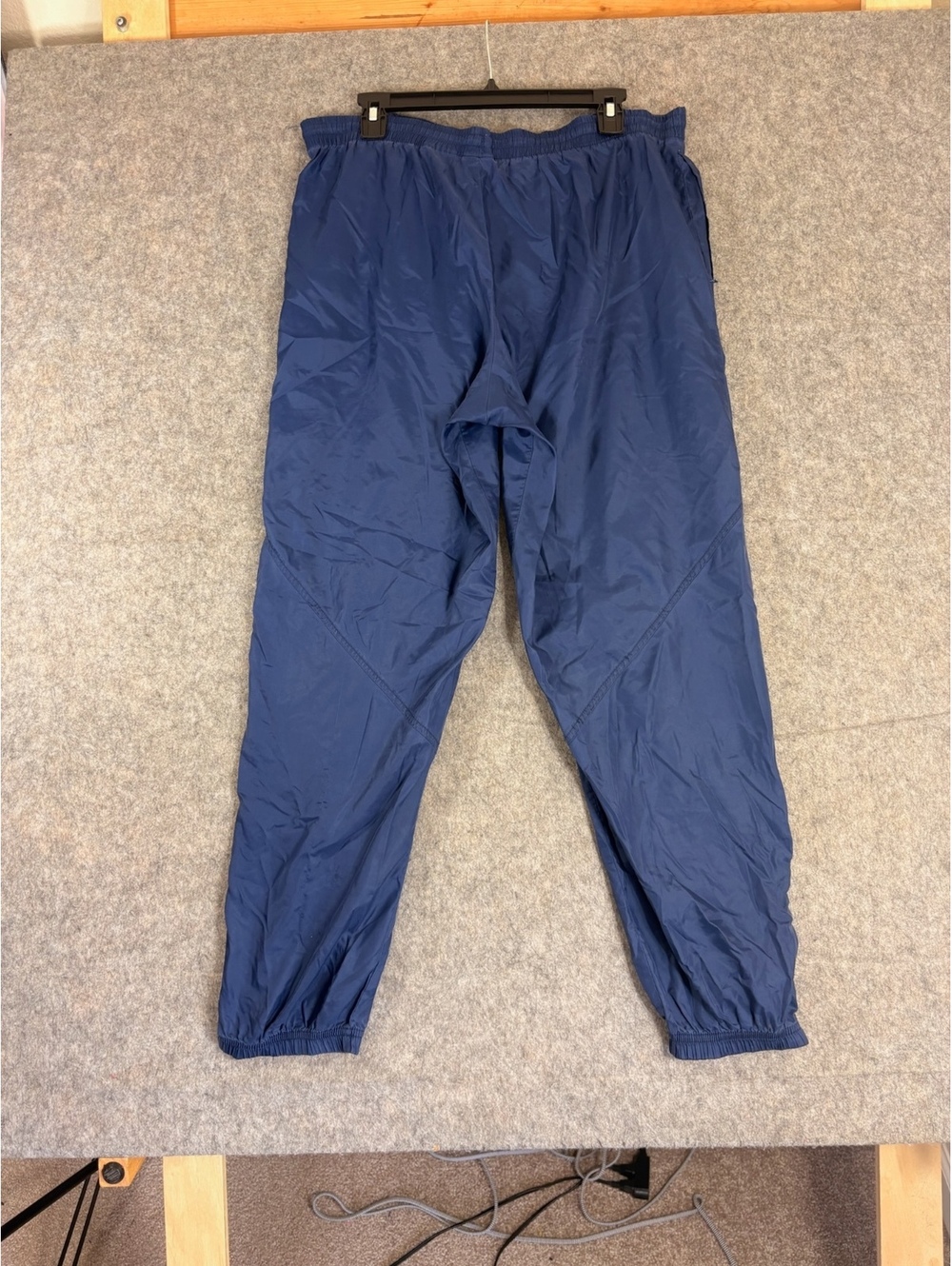 Vintage 90s Nike blue nylon track pants size Large